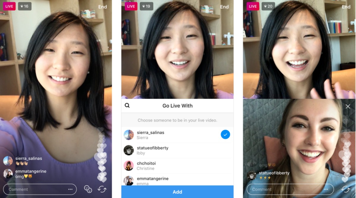 Instagram testa recurso de Live para duas pessoas 1