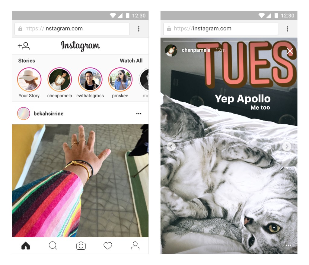 Stories do Instagram agora pode ser visto em navegadores móveis 1
