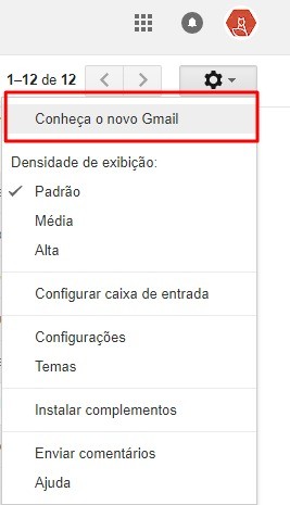 Conheça o novo Gmail 7