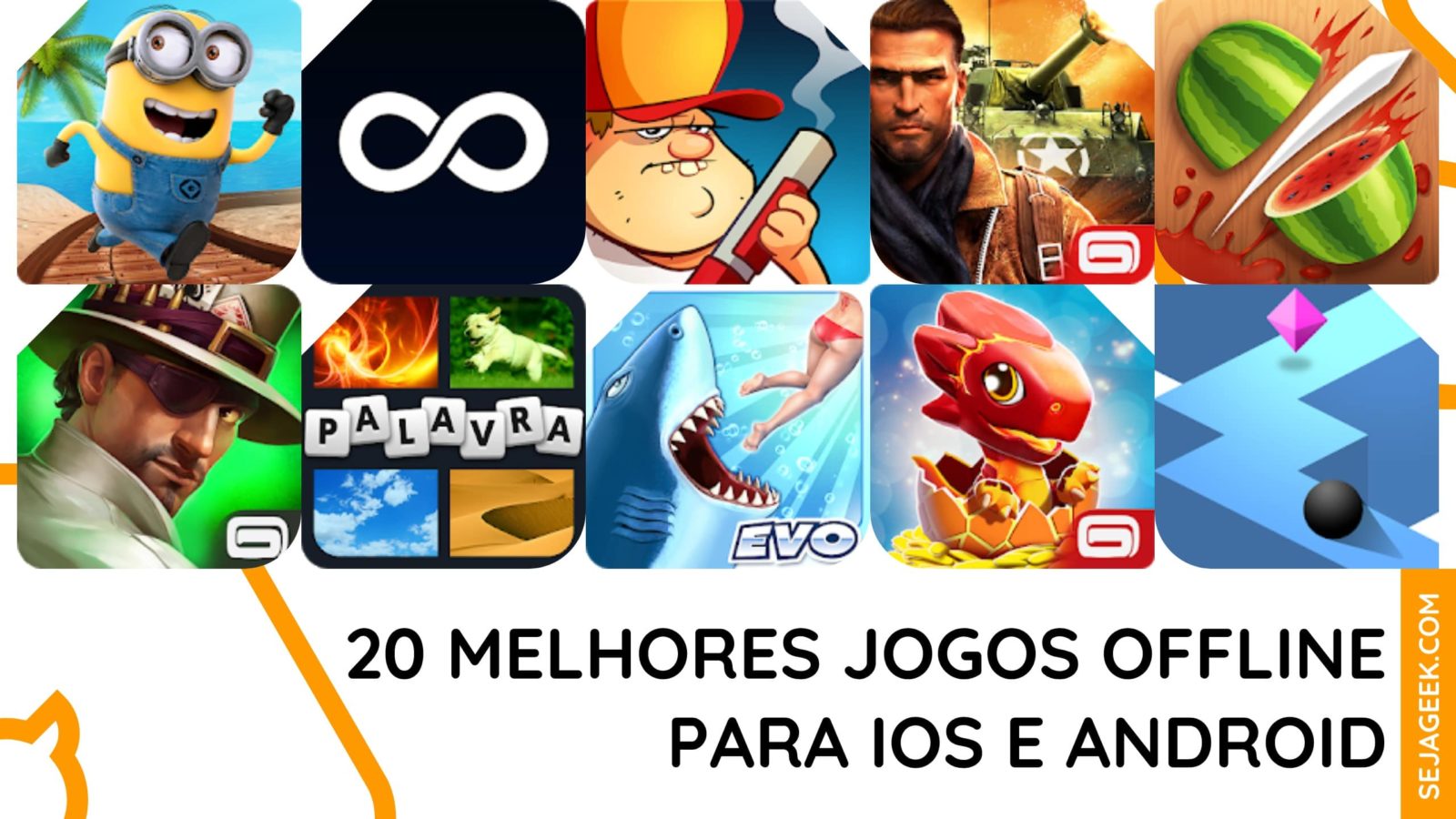 Os 20 Melhores Jogos OFFLINE Para android 2022 