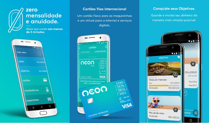 Neon – Conta digital grátis e cartão de crédito