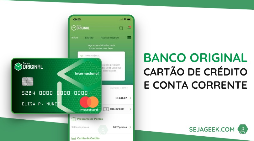 Banco Original Cartão de Crédito e Conta Corrente
