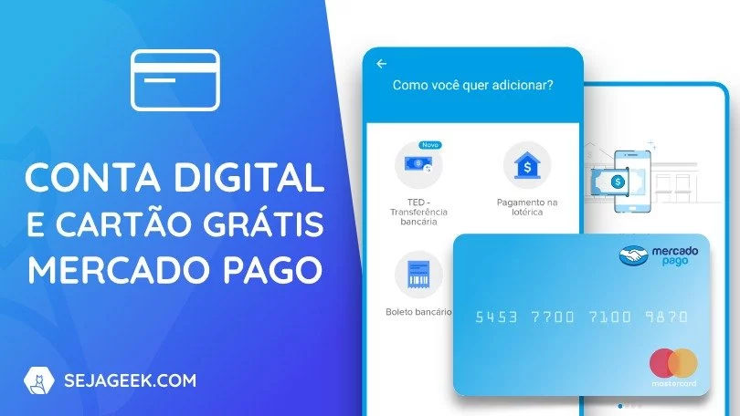 Conta Digital Mercado Pago com Cartão Mastercard grátis