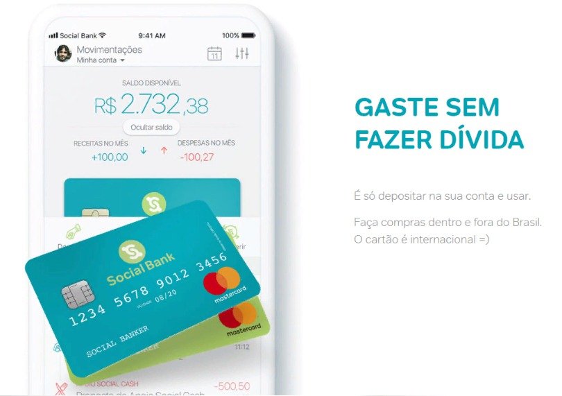 Cartão Social Bank Virtual