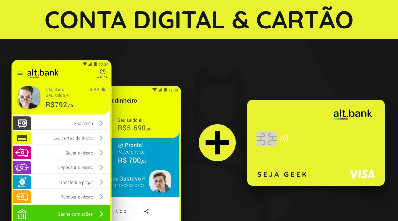 Conta Digital e Cartão AltBank