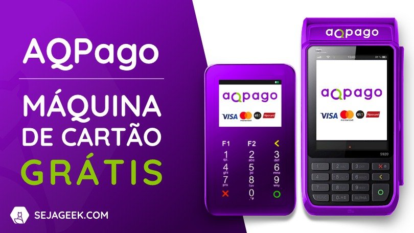 AQPago Máquina de Cartão Grátis