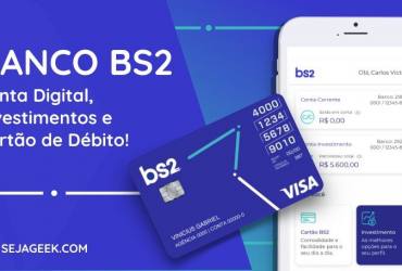 Banco BS2 Conta Digital Grátis e Investimentos
