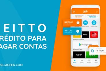 App Jeitto Crédito para pagar contas e recargas