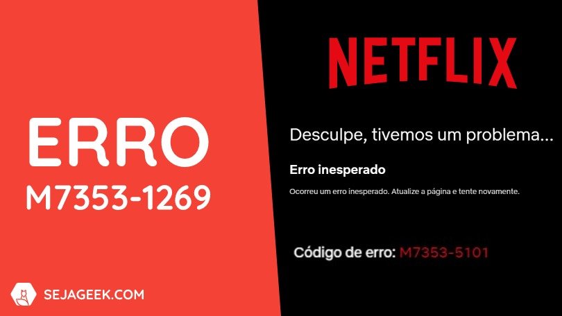 Erro M7353-1269 na Netflix
