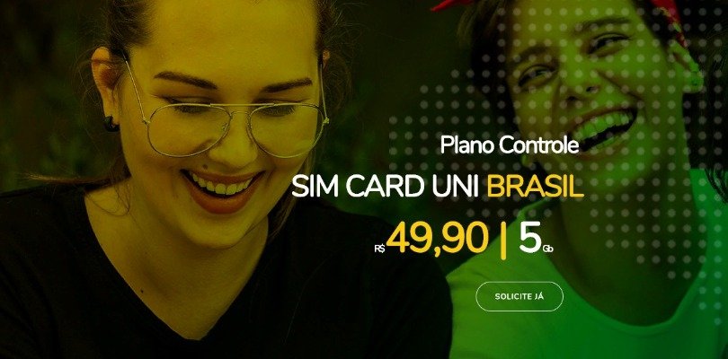 SIM Card UNI Brasil 5GB