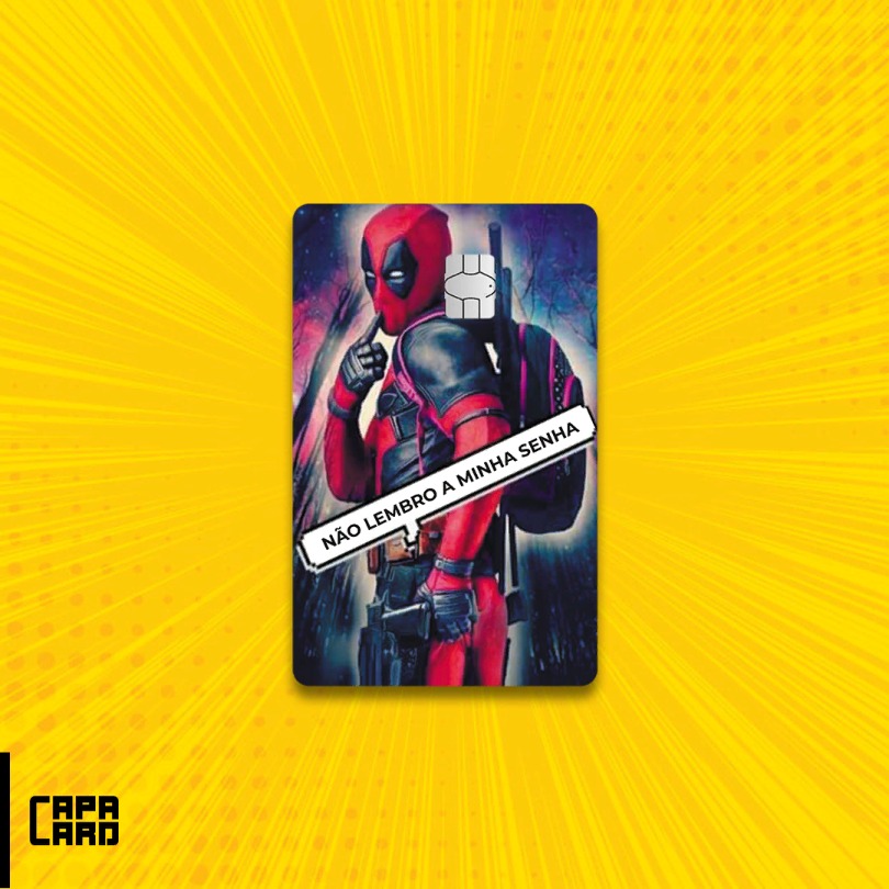 Deadpool - Películas Adesivas para Cartões ©CapaCard