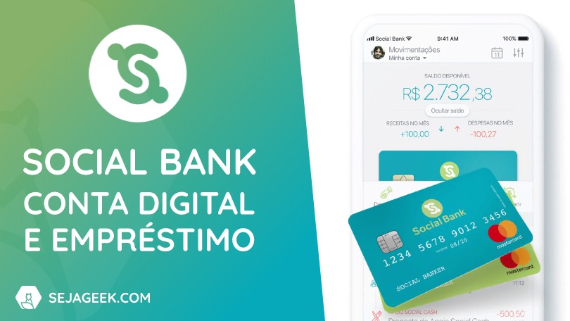 Empréstimo e Conta Digital Social Bank