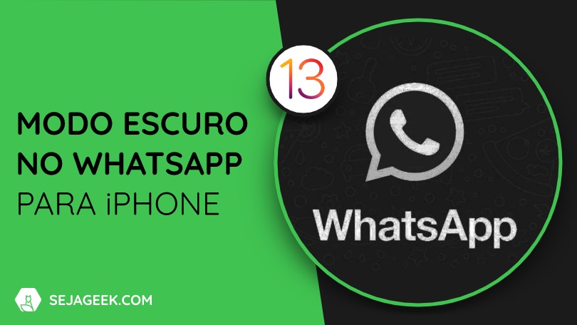 Modo Escuro no WhatsApp para iOS
