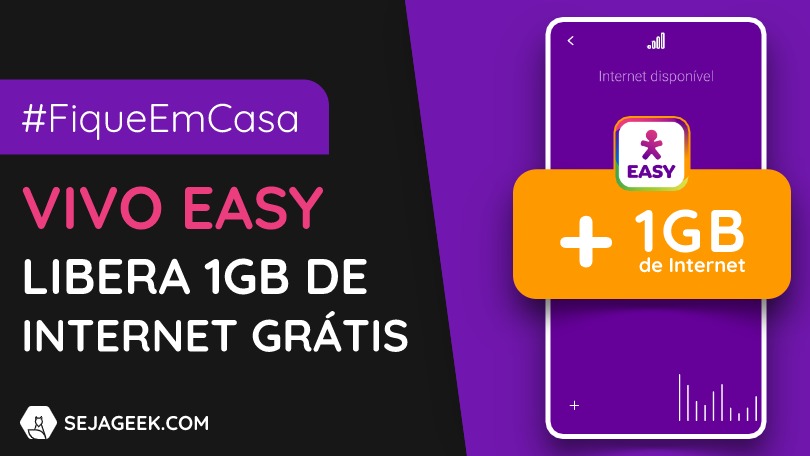 Utilize o cupom Vivo Easy e garanta 50% OFF em 1GB.