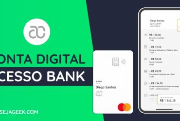 Nova Conta Digital Acesso Bank