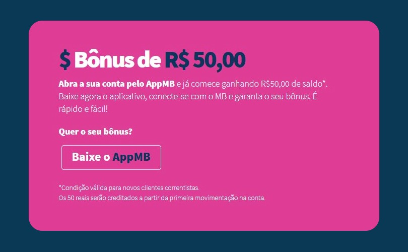 Black Friday: Abra conta no Banco Mercantil e ganhe 50 reais | Seja Geek