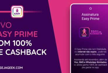 Planos Vivo Easy Prime com 100% de Cashback