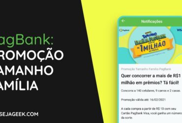 Promoção Tamanho Família PagBank: Mais de R$ 1 milhão em prêmios