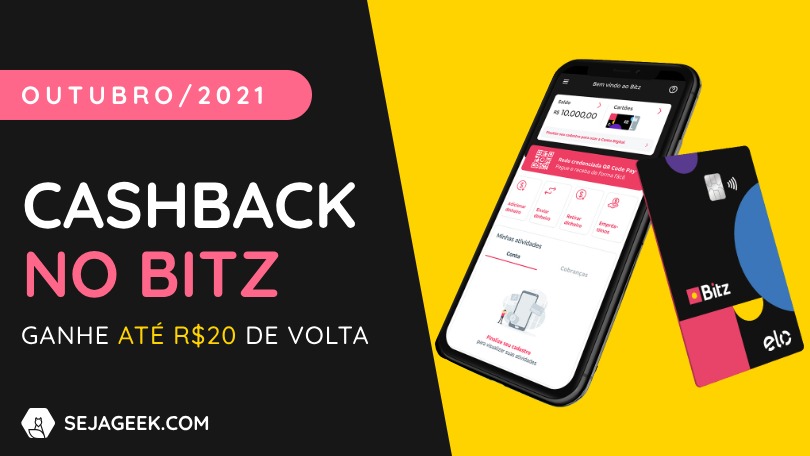 Cashback no Bitz Outubro 2021: Ganhe até R$20 de volta